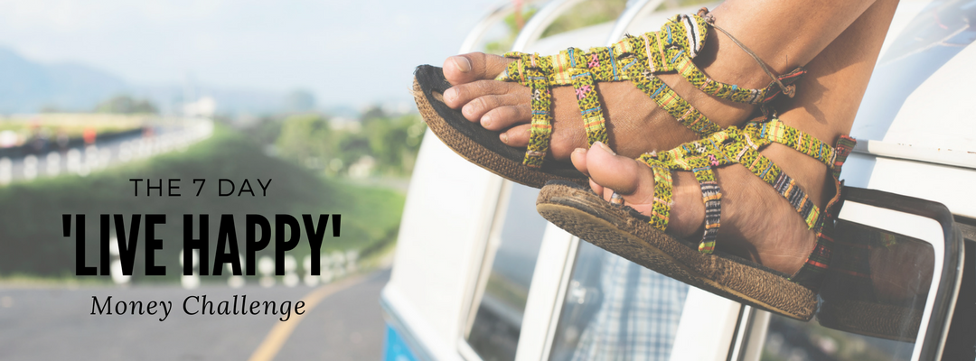The Rich Life 7 Day Live Happy Money Challenge banner